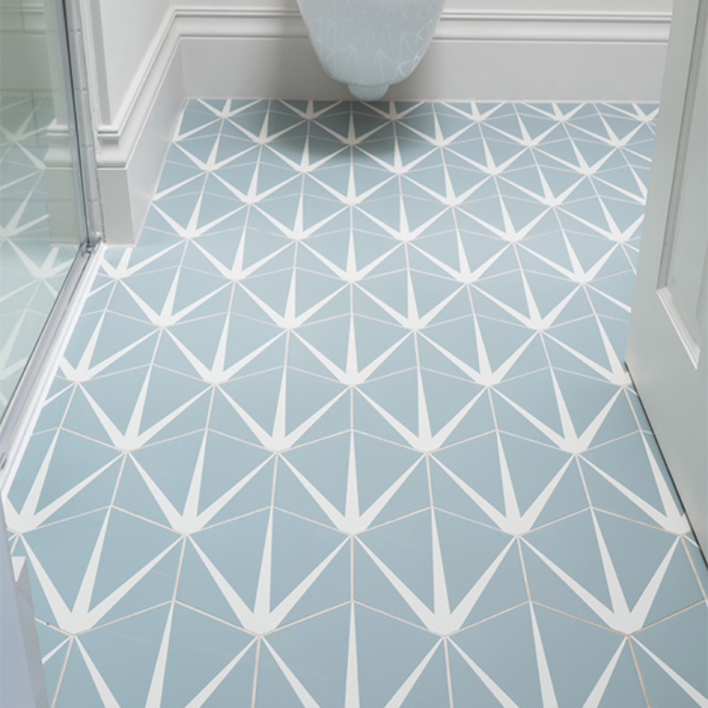 Ca' Pietra Lily Pad Pistachio Porcelain Matt Tiles